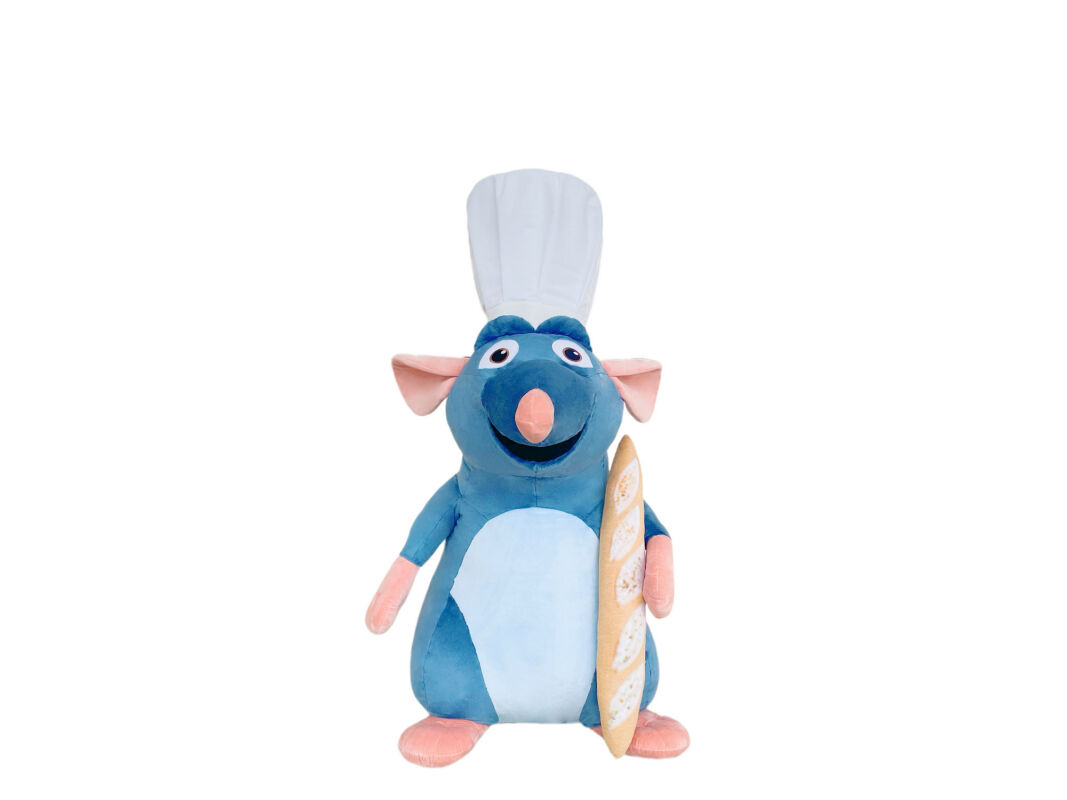 Disney Ratatouille Remy peluche geante baguette 120 cm